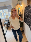 cream Ichi knit