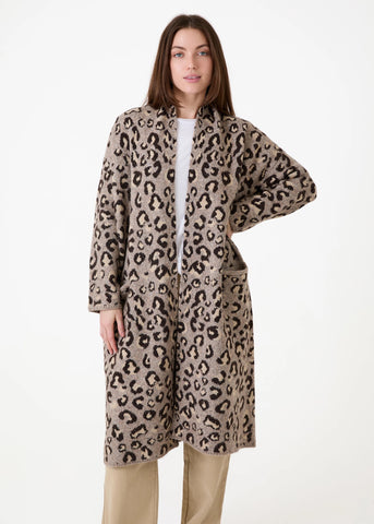 Leaopard dreams coatigan