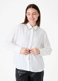 Collar detail White shirt