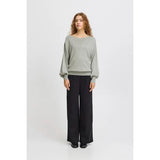 Silver mopaz knit