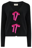 Philly bow cardigan
