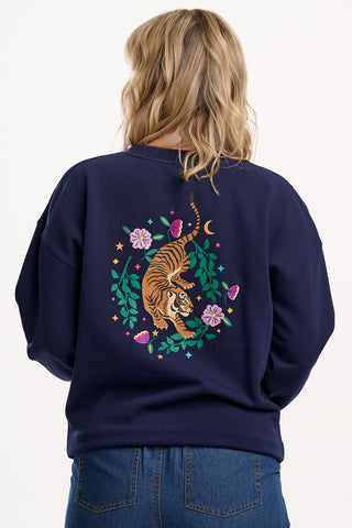 Midnight magic tiger sweatshirt