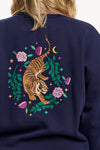 Midnight magic tiger sweatshirt