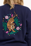 Midnight magic tiger sweatshirt