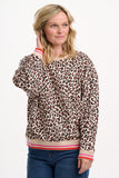 Eadie relaxed stone leopard sweatshirt
