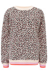Eadie relaxed stone leopard sweatshirt