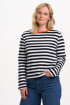 Vienna Stripe sleeved top