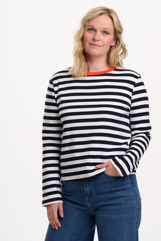 Vienna Stripe sleeved top