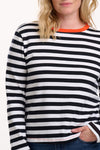 Vienna Stripe sleeved top